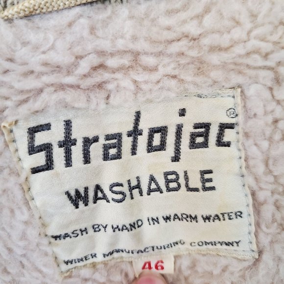 Vintage Men's Size 46 Stratojac Washable Coat - Picture 7 of 11